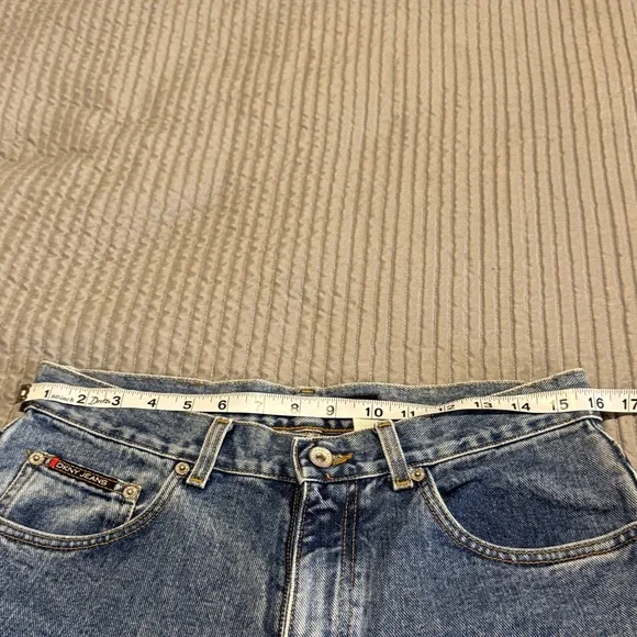 DKNY vintage .Light Blue Denim Jeans 90s - Picture 9 of 12